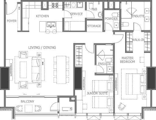 2BR GLASS UNIT 152 SQM 2BR GLASS UNIT 152 SQM