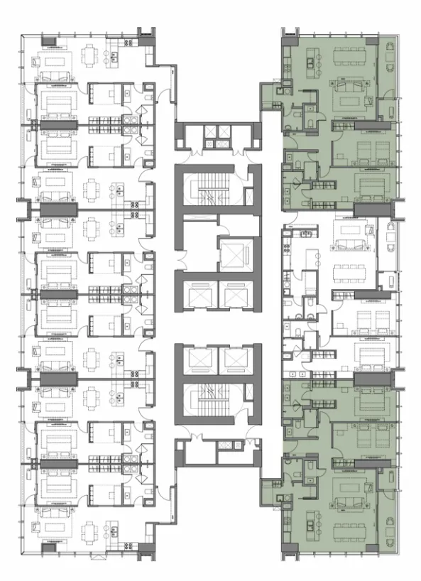 2 parkside corner unit